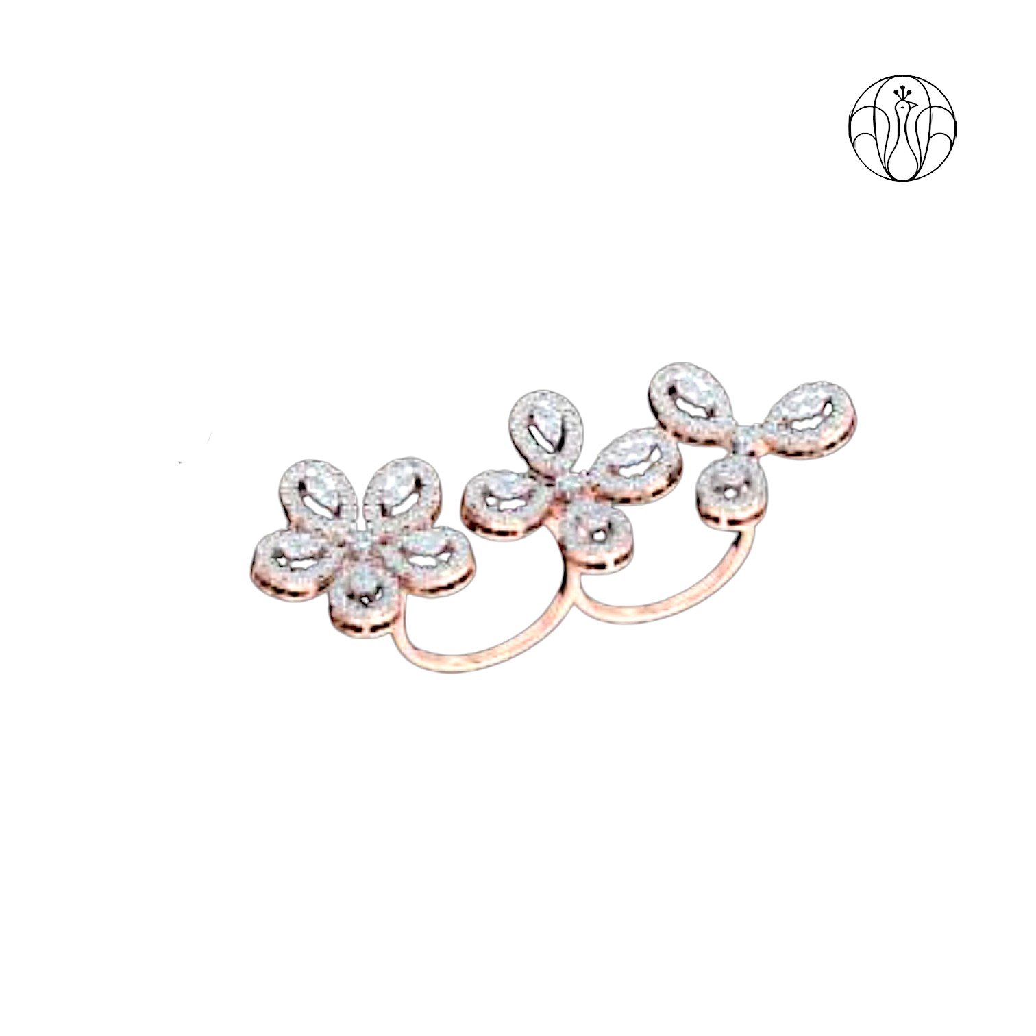 Anushka Ring(CI. Zaveri)- 3.282 CTW 171 PCS VS1 Lab Grown Round Diamond High Jewellery Ring